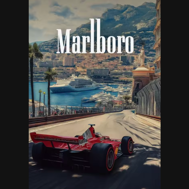 Póster F1 x Marlboro Vintage