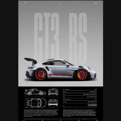 Póster Porsche GT3 RS