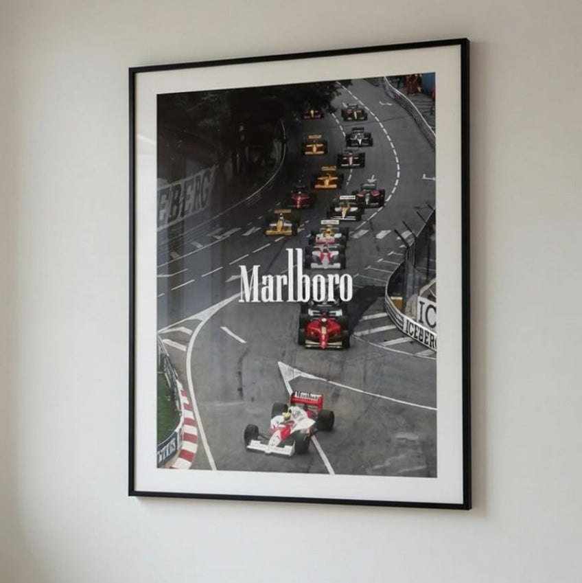Póster F1 x Marlboro Vintage