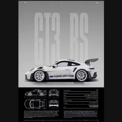 Póster Porsche GT3 RS