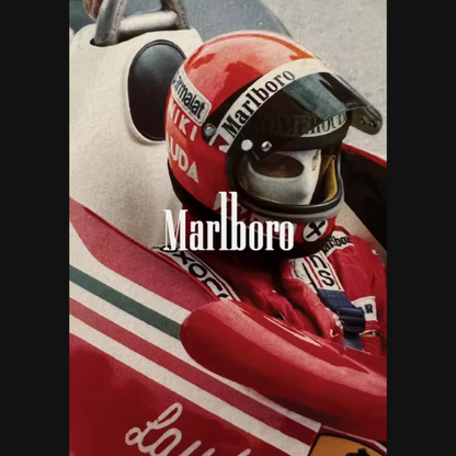 Póster F1 x Marlboro Vintage