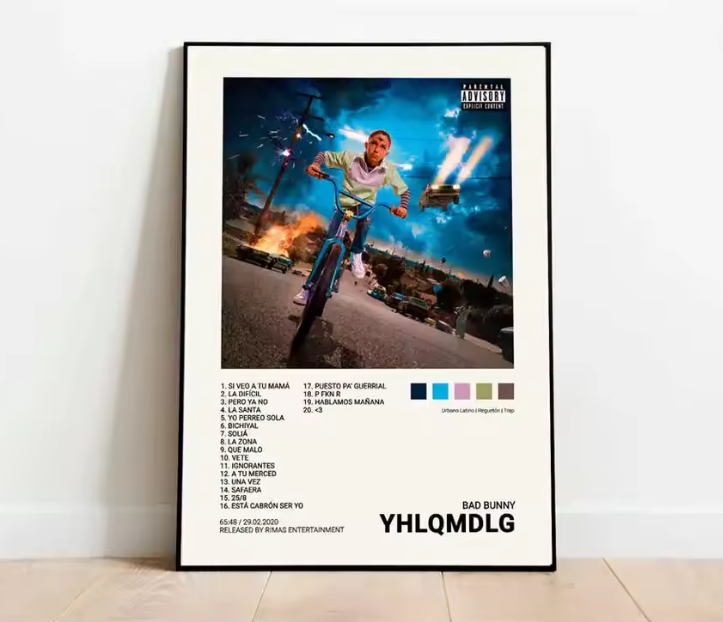 Póster Álbumes Reggaetón