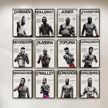 Póster Boxeadores UFC
