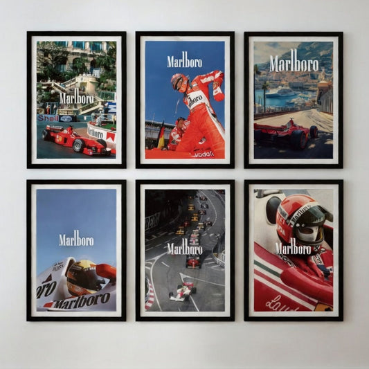 Póster F1 x Marlboro Vintage
